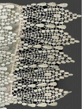 NWT pure silk Guipure Nottingham Lace wrap, perfect for a wedding ensemble